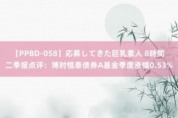 【PPBD-058】応募してきた巨乳素人 8時間 二季报点评：博时恒泰债券A基金季度涨幅0.53%