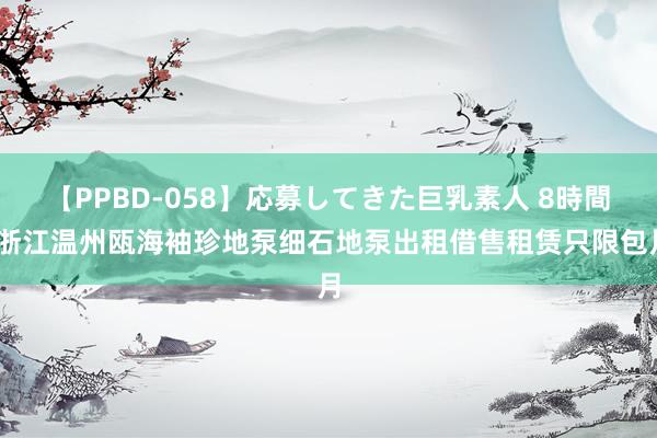 【PPBD-058】応募してきた巨乳素人 8時間 浙江温州瓯海袖珍地泵细石地泵出租借售租赁只限包月