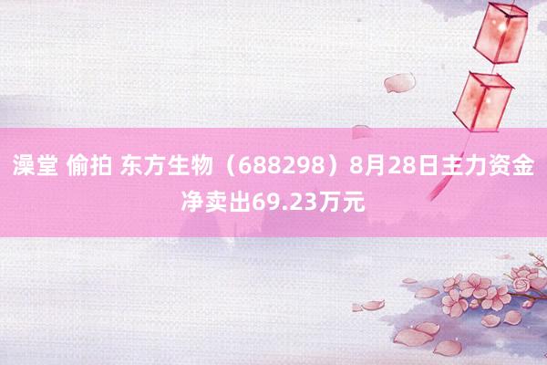 澡堂 偷拍 东方生物（688298）8月28日主力资金净卖出69.23万元