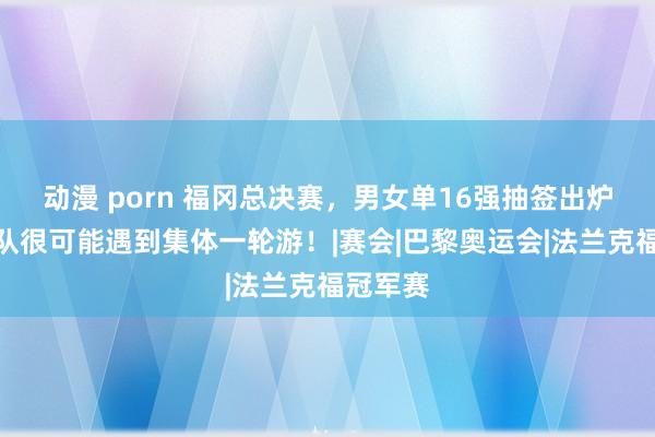 动漫 porn 福冈总决赛，男女单16强抽签出炉，韩国队很可能遇到集体一轮游！|赛会|巴黎奥运会|法兰克福冠军赛